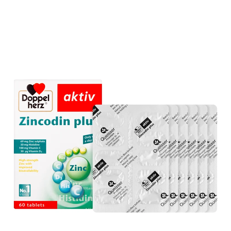 Doppel Herz Zincodin Plus 60 Tablets
