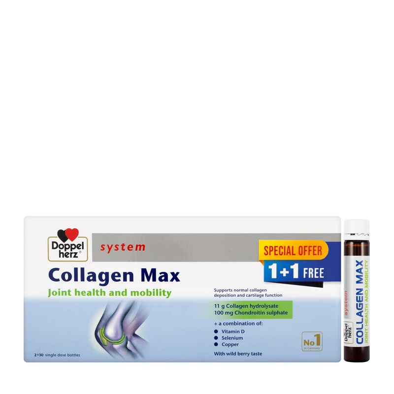 Doppel Herz System Collagen Max 30 Bottles (1+1 Offer)