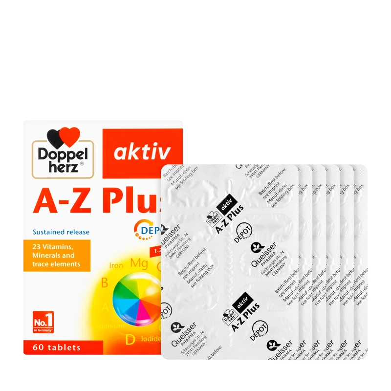 Doppel Herz A-Z Plus 60 Tablets