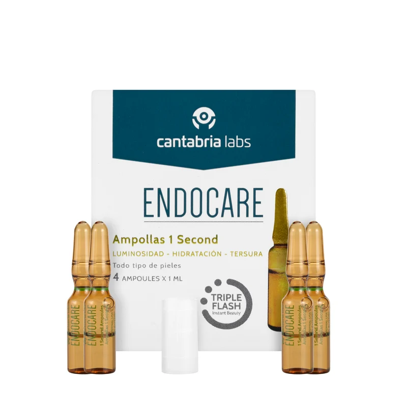 Cantabria Labs Endocare 1 Second Flash Ampoules 4 x 1 Ml