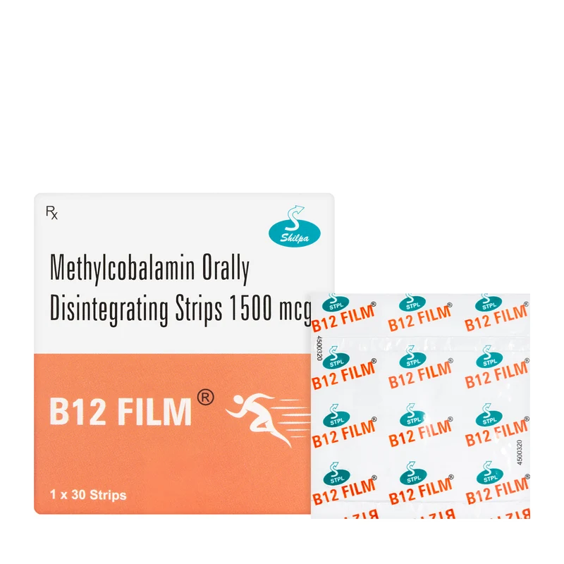 B12 Film Methylcobalamin 1500 MCG 30 Strips