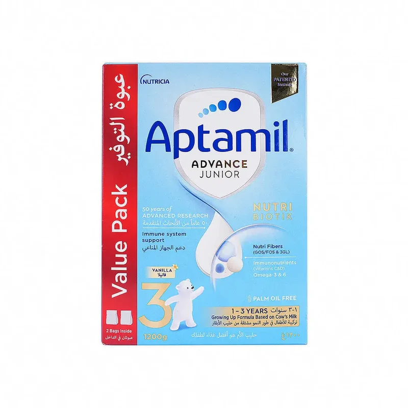 Aptamil Advanced Junior No. 3 Powder (Palm Oil Free) 1200 gm