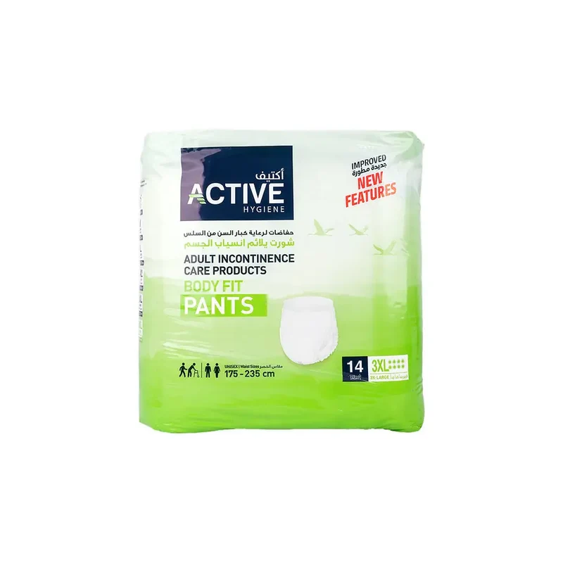 Active Hygiene Body Fit Pants XXXL 14 Pieces