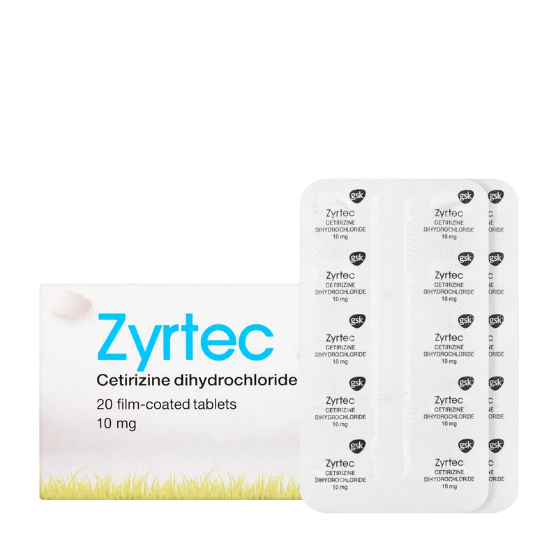 Zyrtec 10Mg 20Tablets