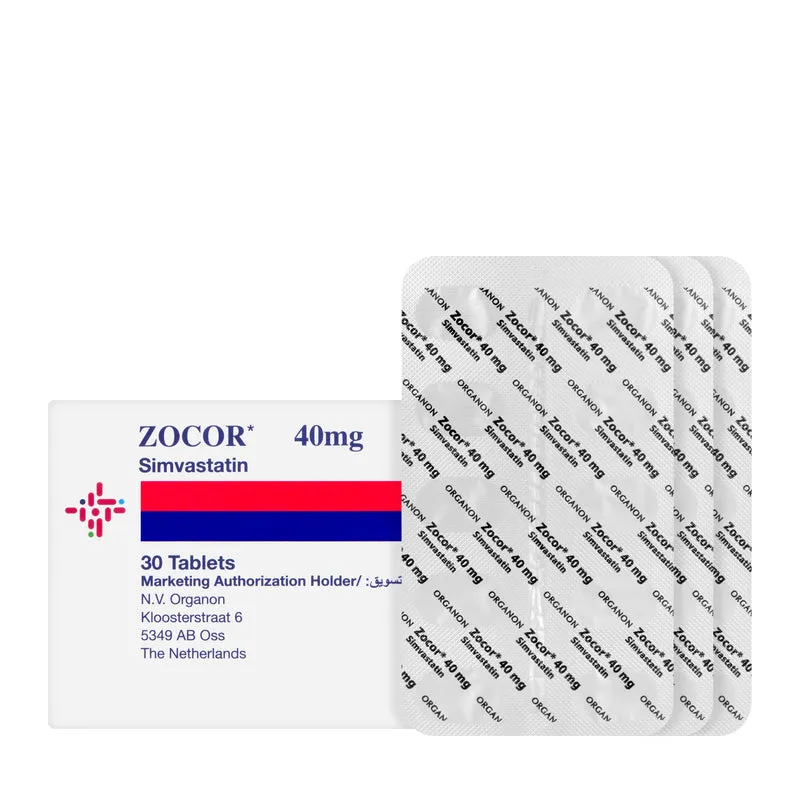 Zocor 40Mg 30Tablets