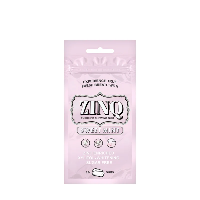 Zinq Sweet Mint Chewing Gum 22 Piece