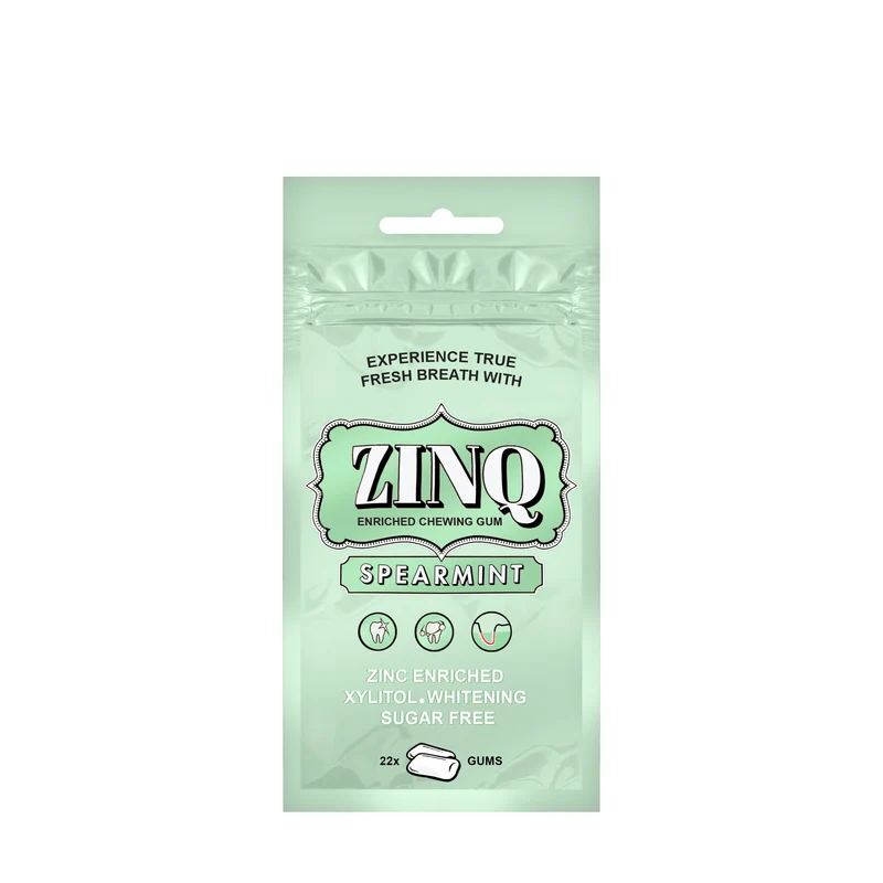 Zinq Spear Mint Chewing Gum 22 Piece