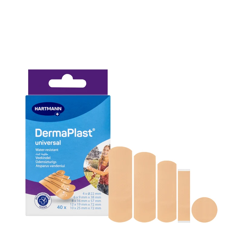 Hartmann Dermaplast Universal 5 Sizes 40 Pieces