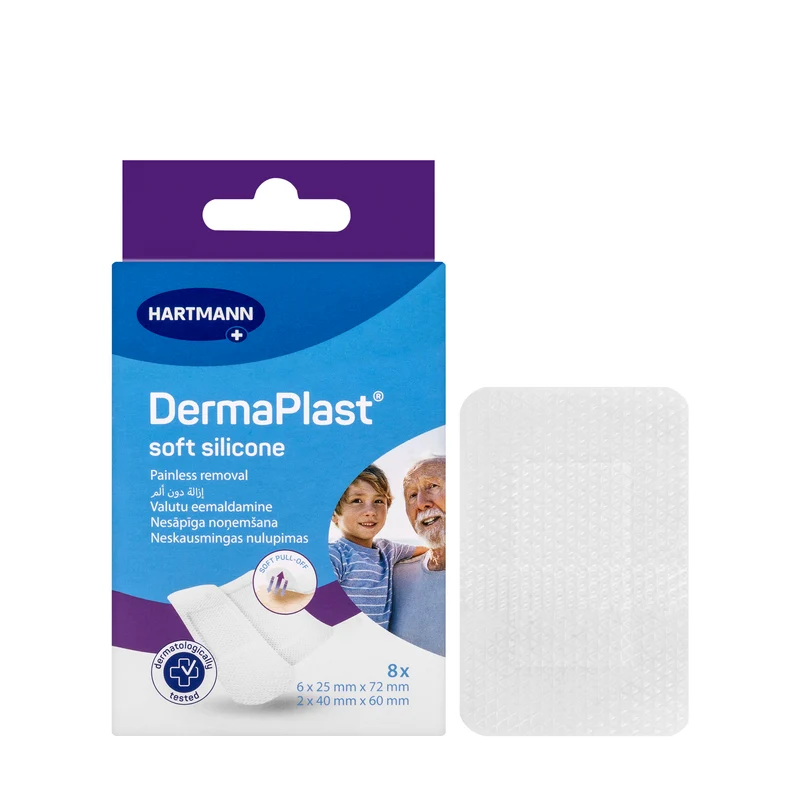 Hartmann Dermaplast Soft Silicone Mix 8 Pieces