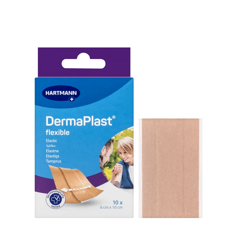 Hartmann Dermaplast Flexible 6x10 cm 10 Pieces