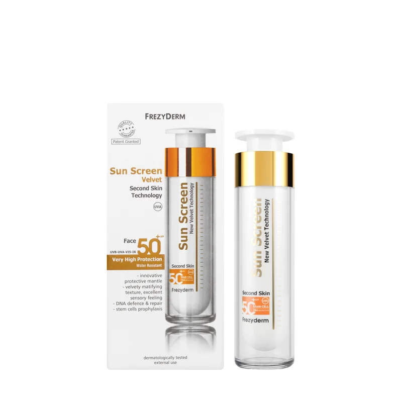 Frezyderm Sun Screen Velvet SPF 50 Face 50 Ml