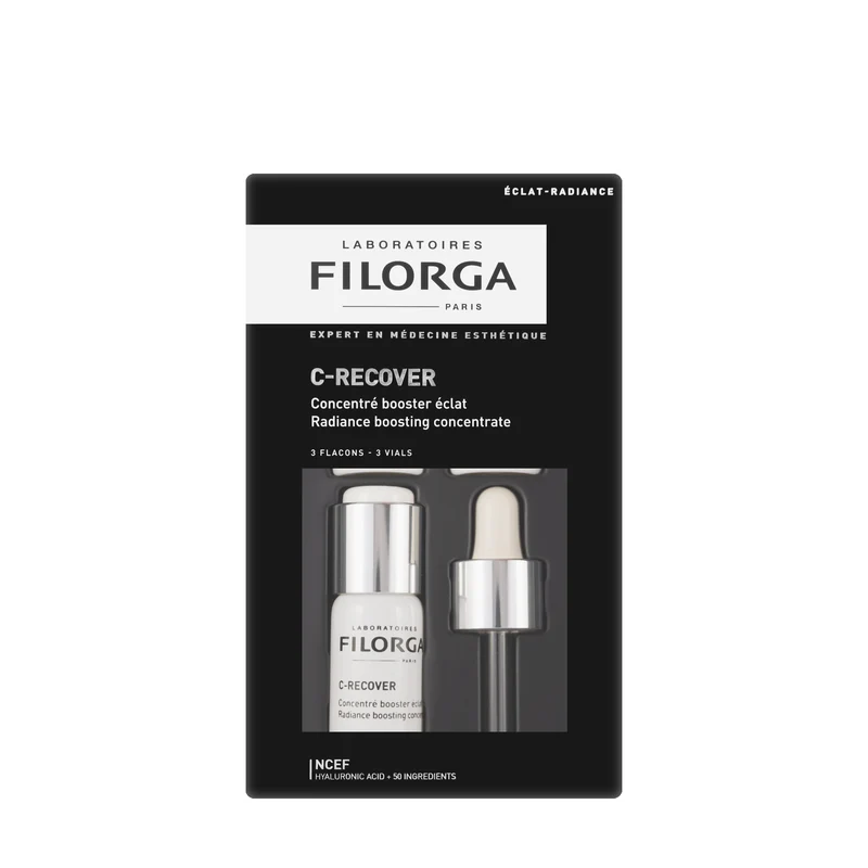 Filorga C-Rcover Anti-Ageing Face Serum Radiance Boosting Concentrate 3 X10 ML Vials