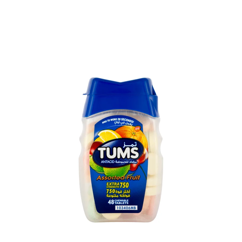 Tums Antacid 48 Chew Tablets