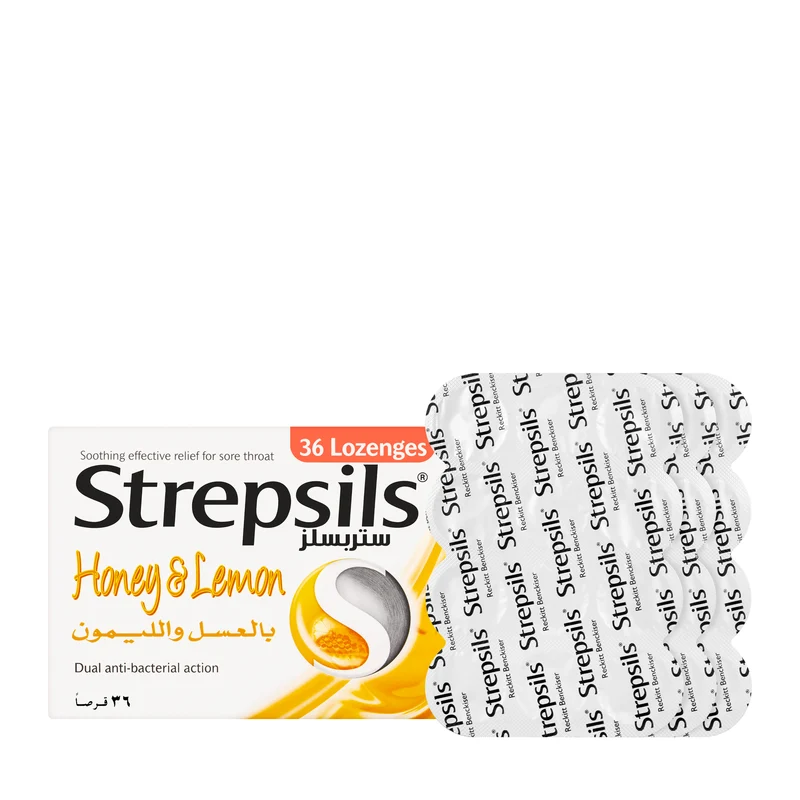 Strepsils Honey & Lemon 36 Lozenges