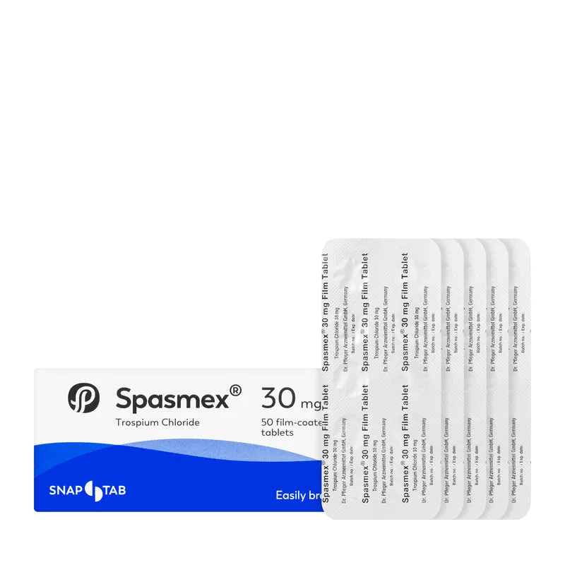 Spasmex 30Mg 50 Tablets