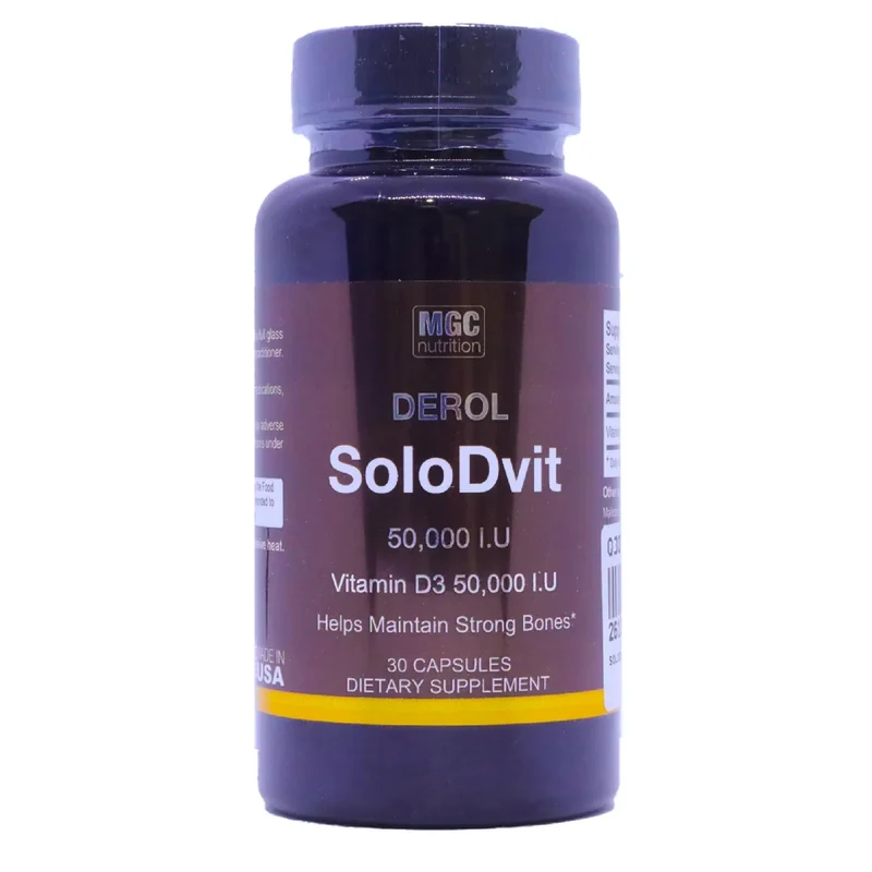 SoloDvit Vitamin D3 50,000IU 30 Capsules