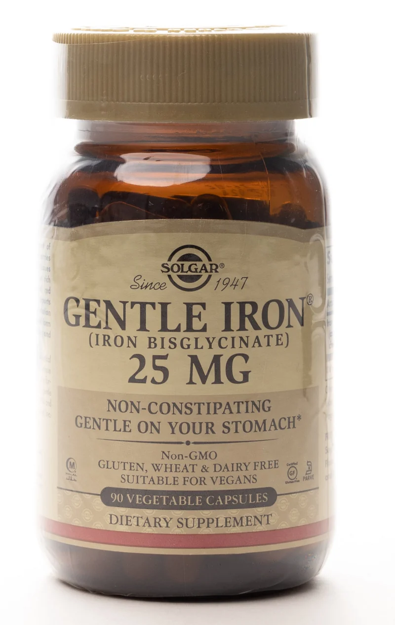 Solgar Gentle Iron 25mg 90 Capsules