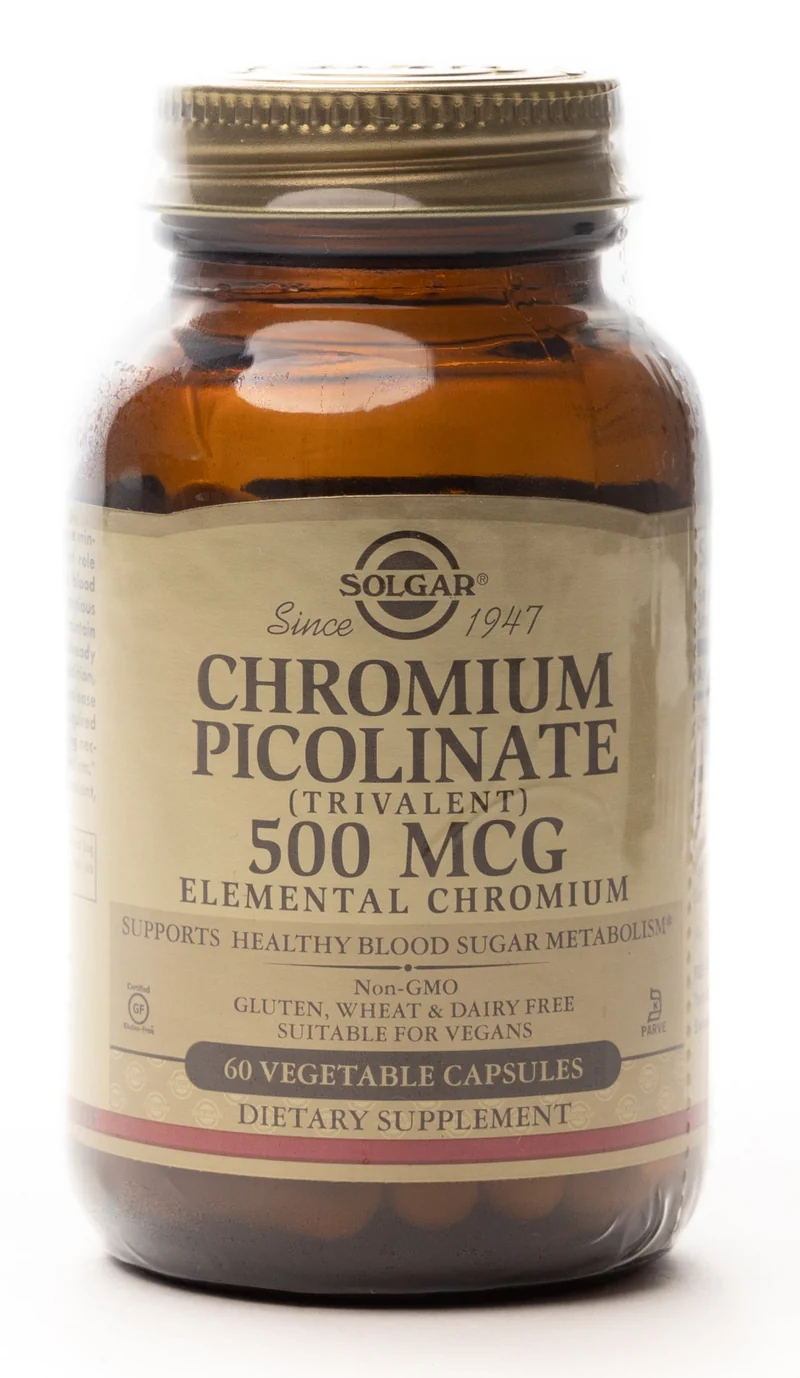 Solgar Chromium Picolinate 500 mcg 60 Capsules