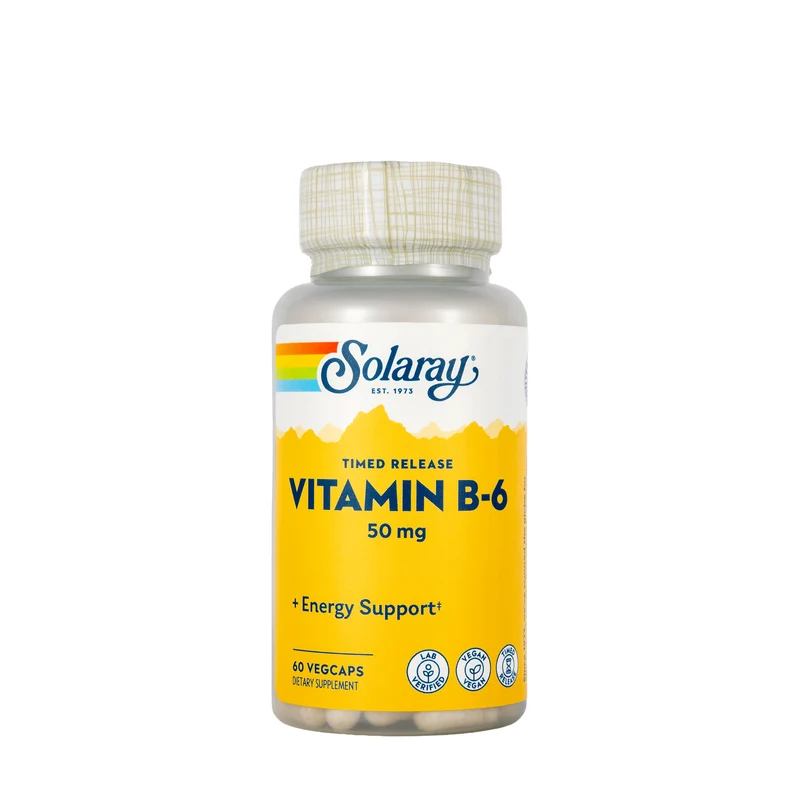 Solaray Vitamin B-6 50mg 60 Capsules