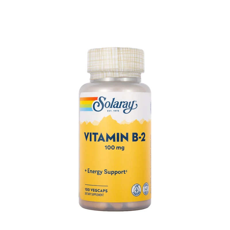 Solaray Vitamin B-2 100mg 100 Capsules