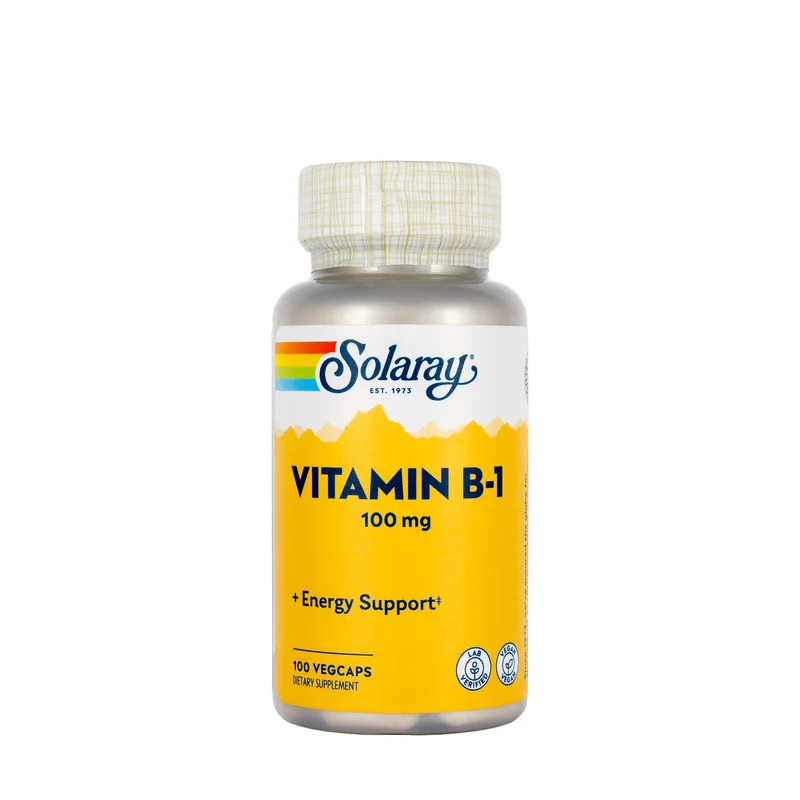Solaray Vitamin B-1 100mg 100 Capsules