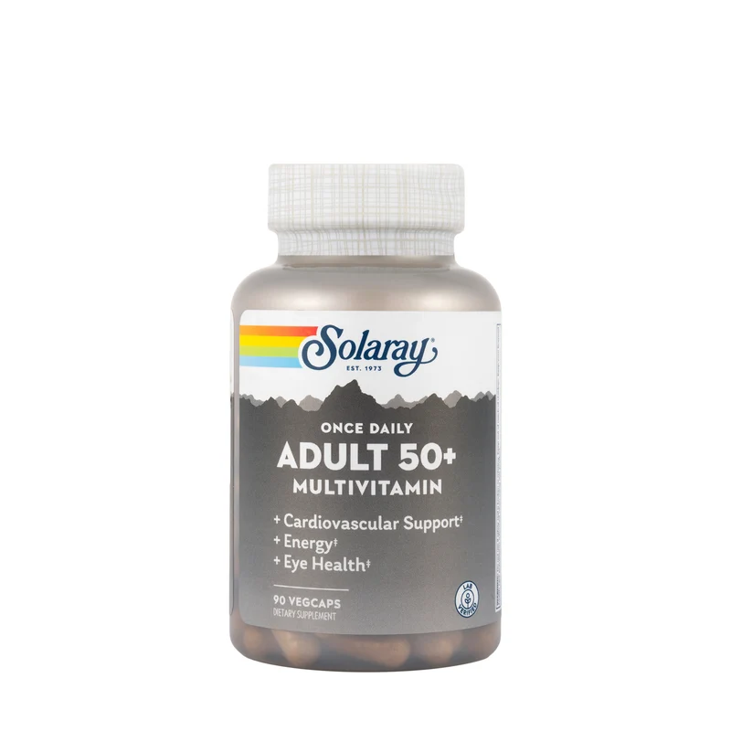 Solaray Once Daily Adult 50+ multivitamin 90 Capsules