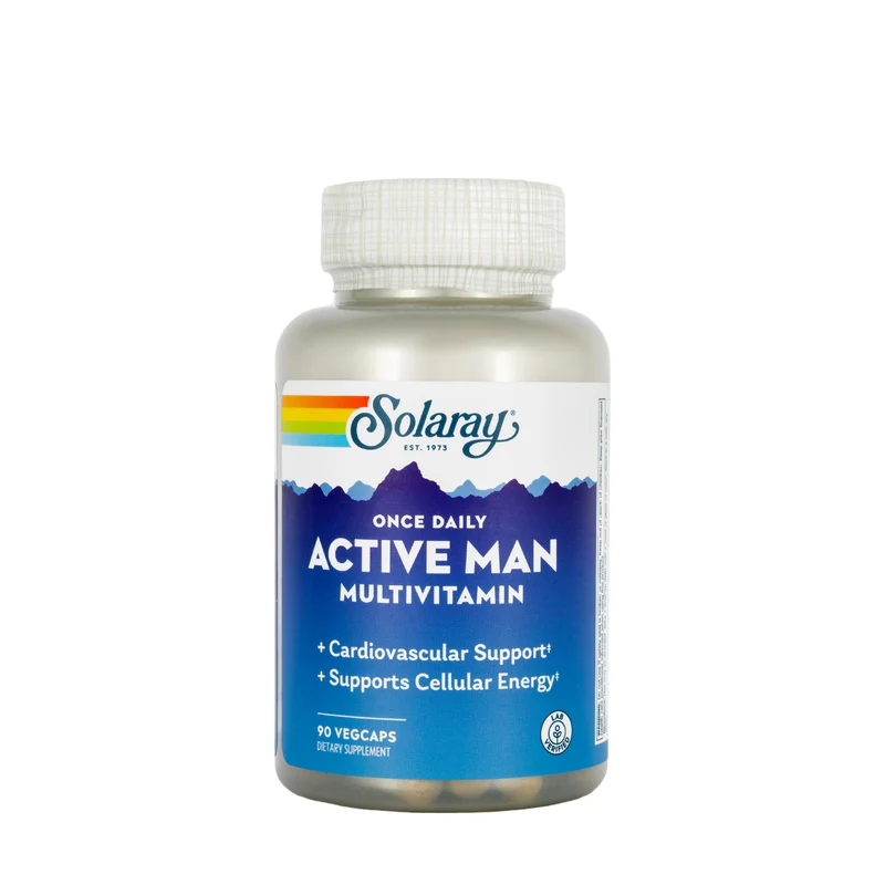 Solaray Once Daily Active Man multivitamin 90 Capsules
