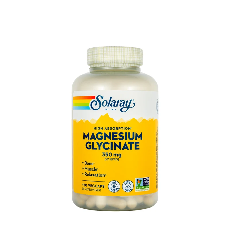 Solaray Magnesium Glycinate 350mg 120 Capsules