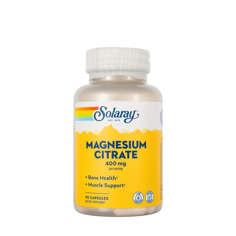 Solaray Magnesium Citrate 400mg 90 Capsules
