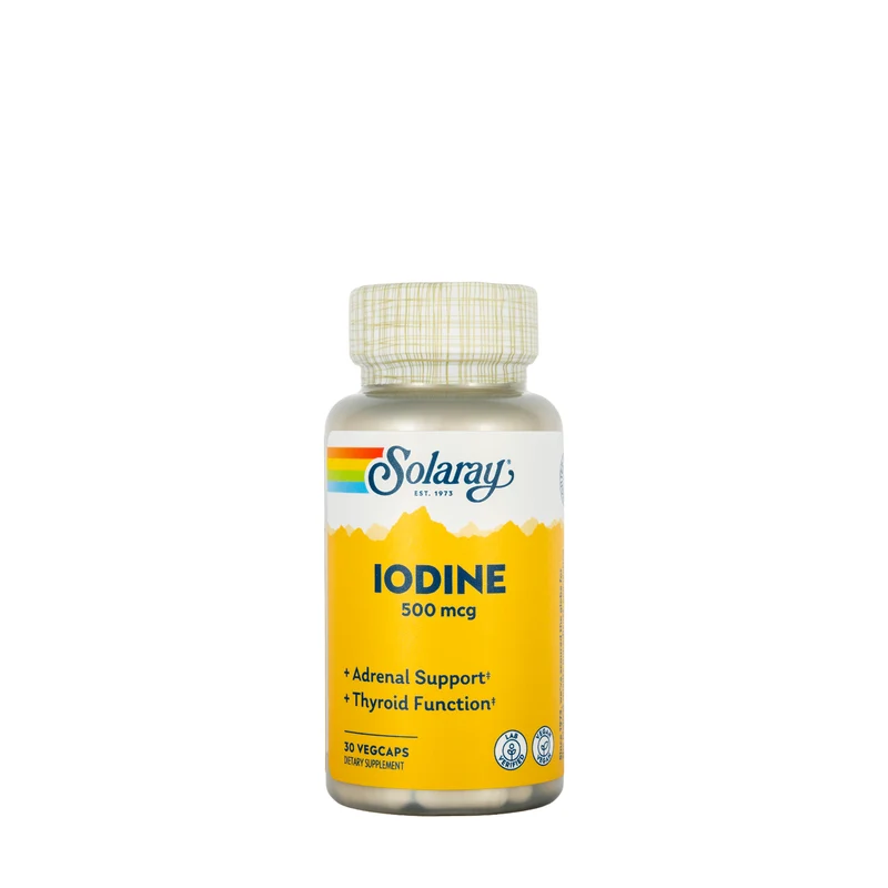 Solaray Iodine 500mcg 30 Capsules