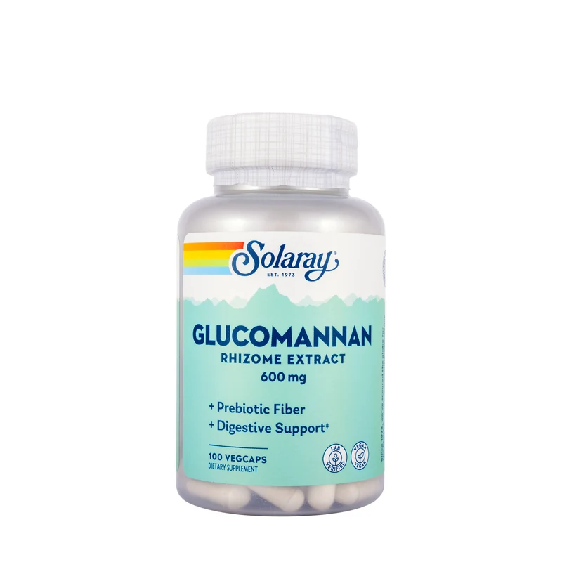 Solaray Glucomannan 600mg 100 Capsules