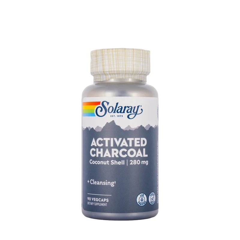 Solaray Activated Charcoal 90 Capsules