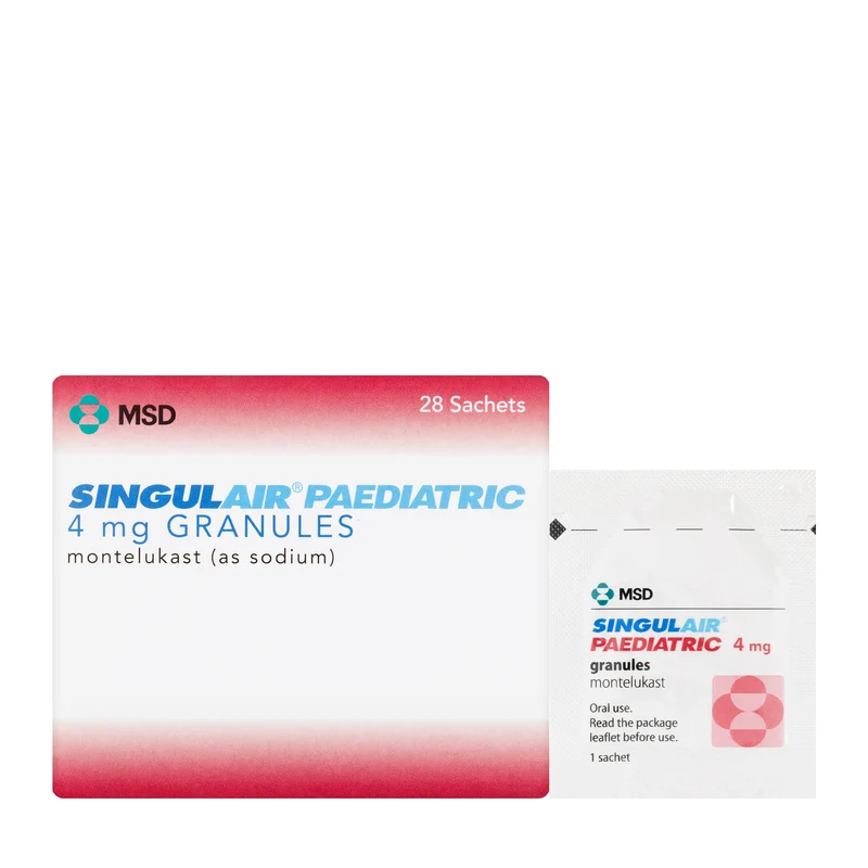 Singulair 4Mg Pediatric 28 Sachets