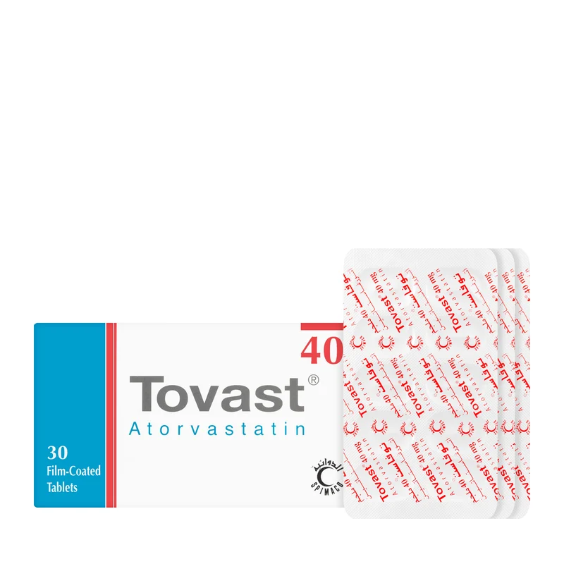 Tovast 40Mg 30 Tablets