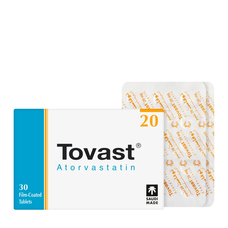 Tovast 20Mg 30 Tablets