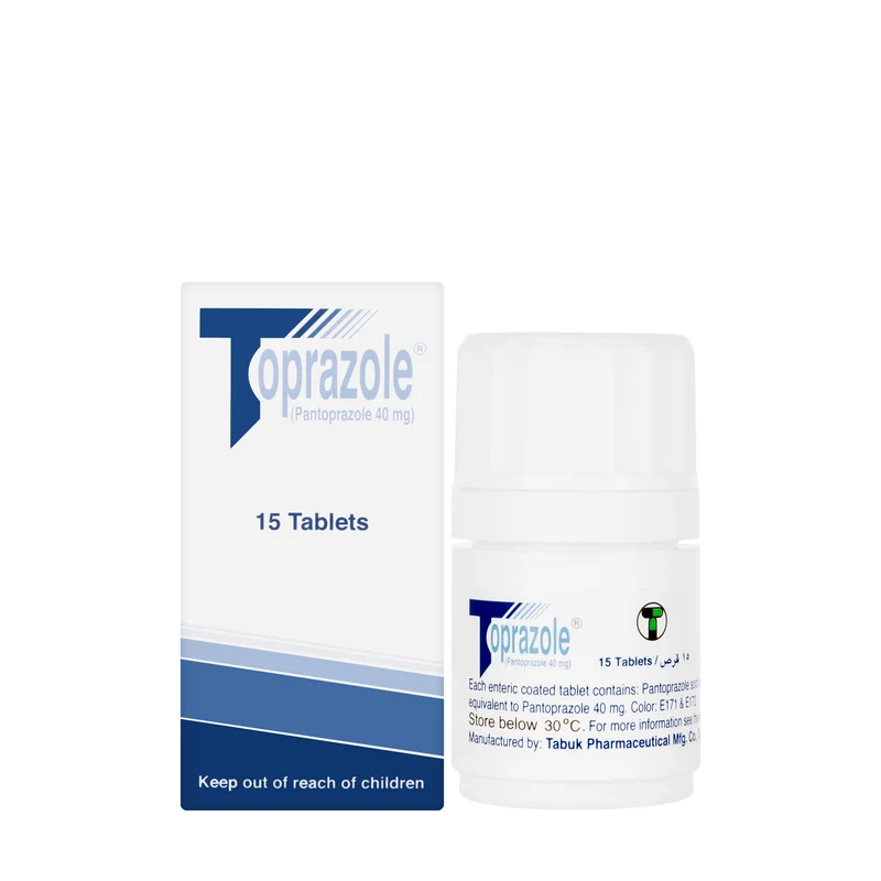 Toprazole 40Mg 15 Tablets