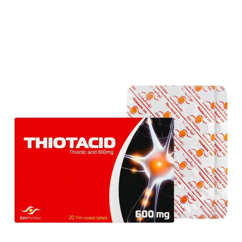 Thiotacid 600Mg 20 Tablets