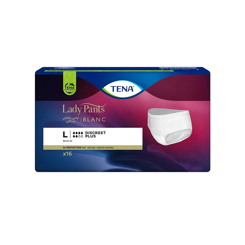 Tena Lady Pants Blanc Discreet Plus [Large] 16 Pieces