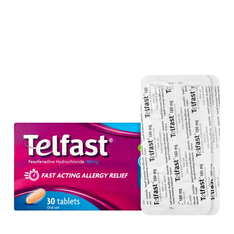 Telfast 180Mg 30 Tablets