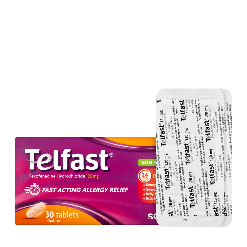 Telfast 120Mg 30 Tablets