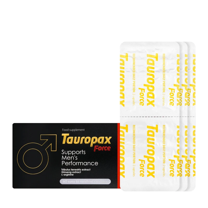 Tauropax Force Supports Men's Performance 60 Capsules