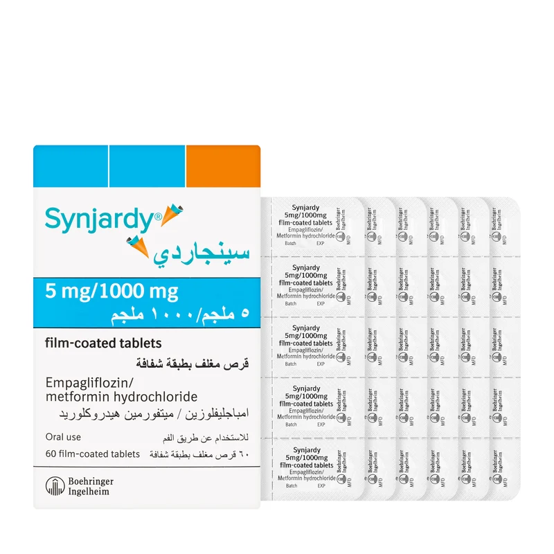 Synjardy 5/1000Mg 60 Tablets