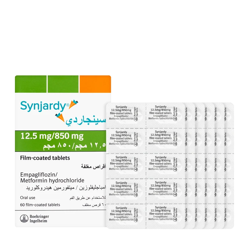 Synjardy 12.5/850Mg 60 Tablets