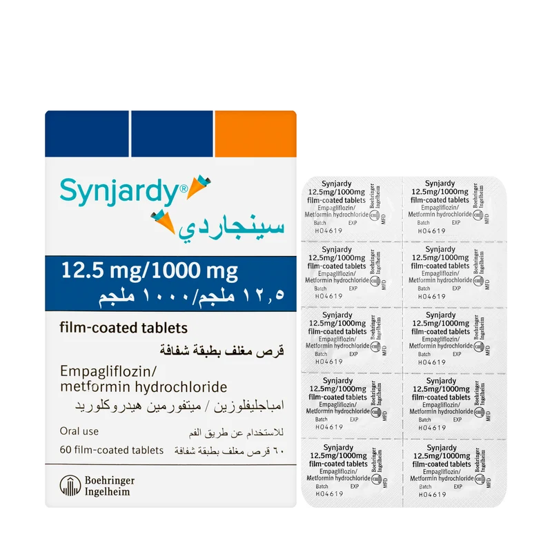 Synjardy 12.5/1000Mg 60 Tablets