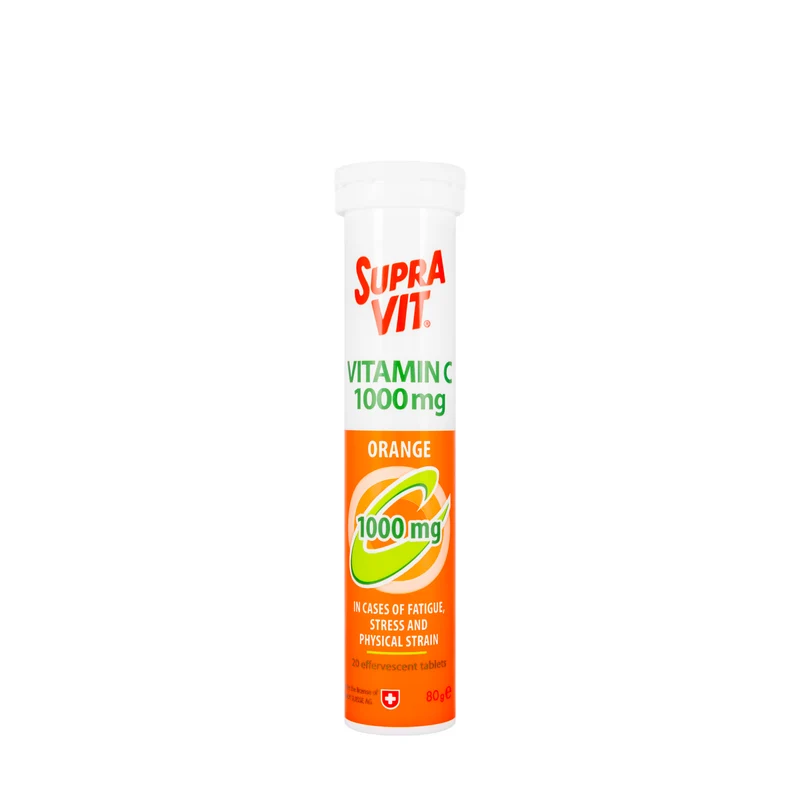 Supra Vit Vitamin C 1000mg 20 Effervescent Tablets