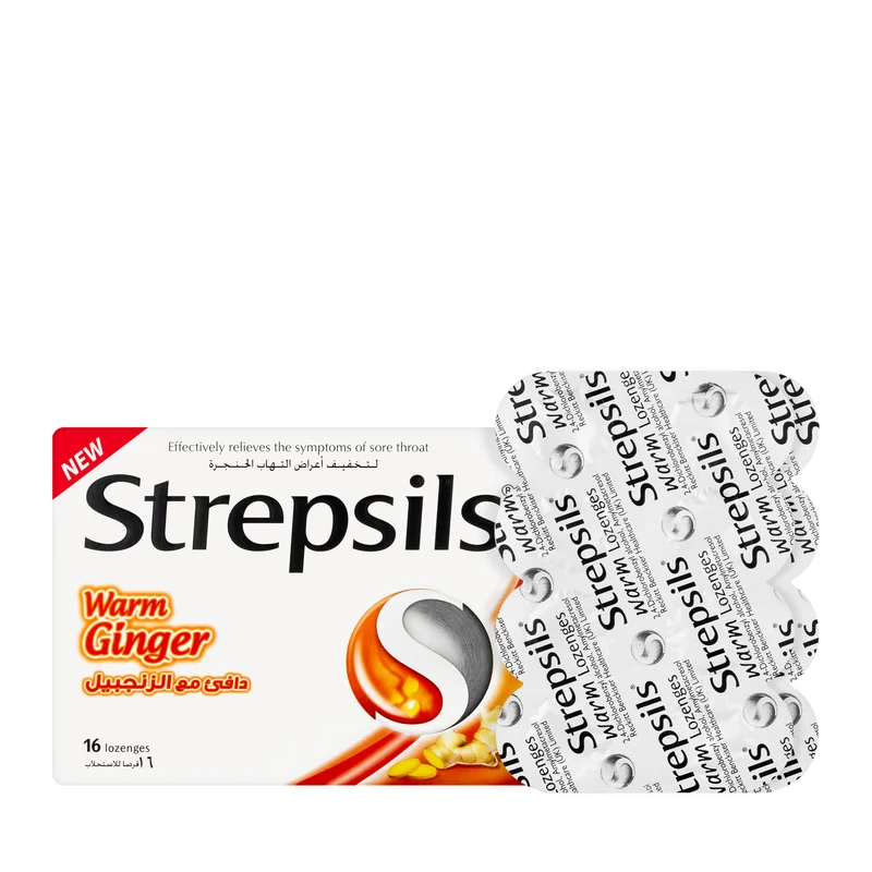 Strepsils Warm Ginger 16 Lozenges
