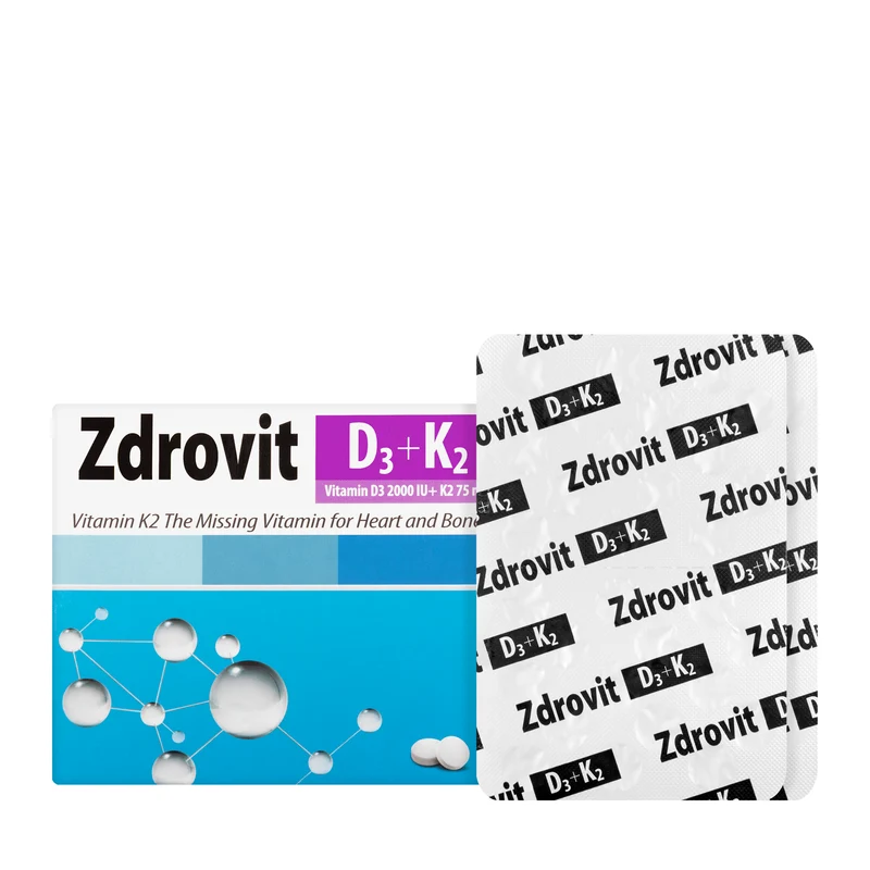 Zdrovit D3 + K2 60 Tablets