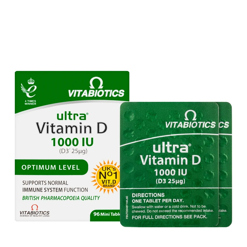 Vitabiotics Ultra D3 1000 IU 96 Tablets