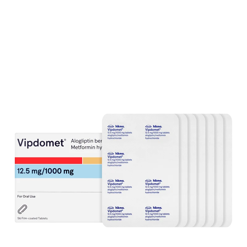 Vipdomet 12.5/1000Mg 56 Tablets