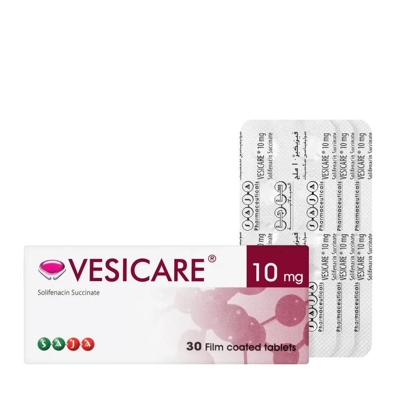 Vesicare 10Mg 30 Tablets
